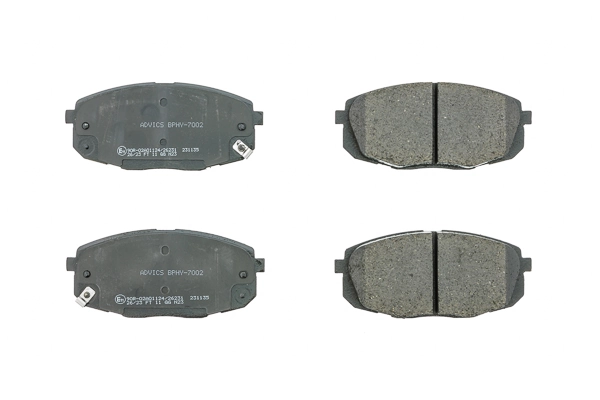 Brake Pad Set, disc brake BPHY-7002