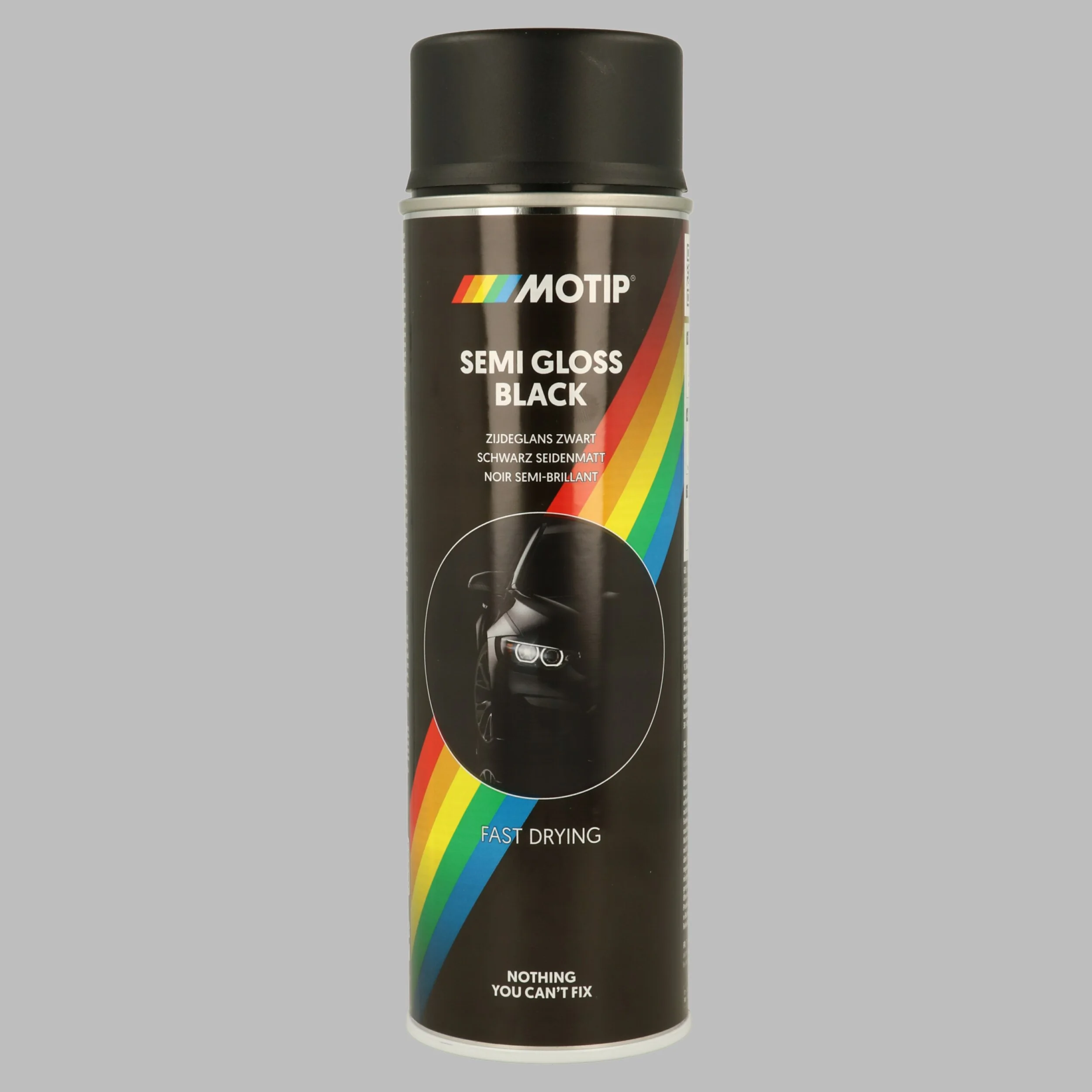Paint Black semi gloss 500 ml 04001