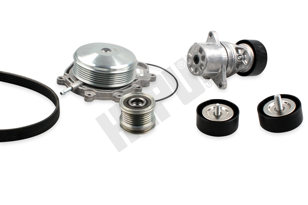 Water Pump + V-Ribbed Belt Kit PK15130