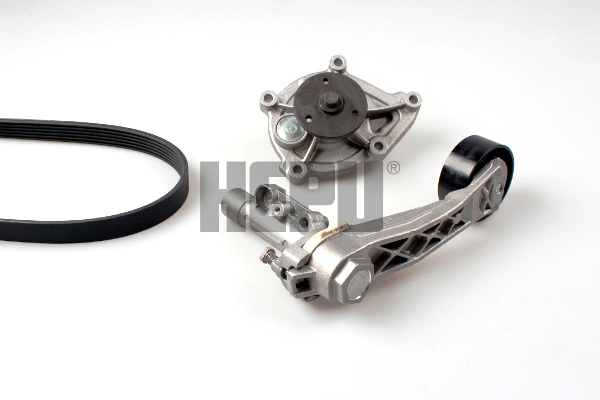 Water Pump + V-Ribbed Belt Kit PK08100