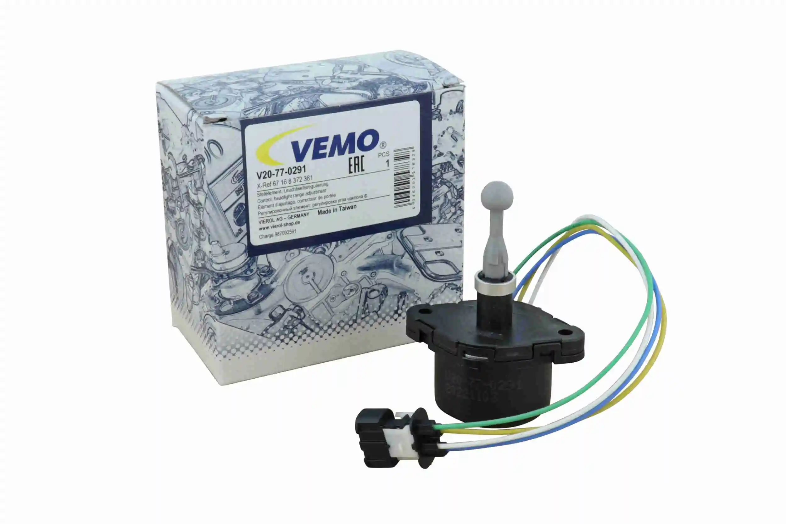 Actuator, headlight levelling Original VEMO Quality V20-77-0291