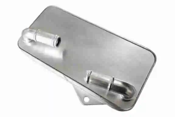 Oil Cooler, engine oil Original VEMO Quality V10-60-0073