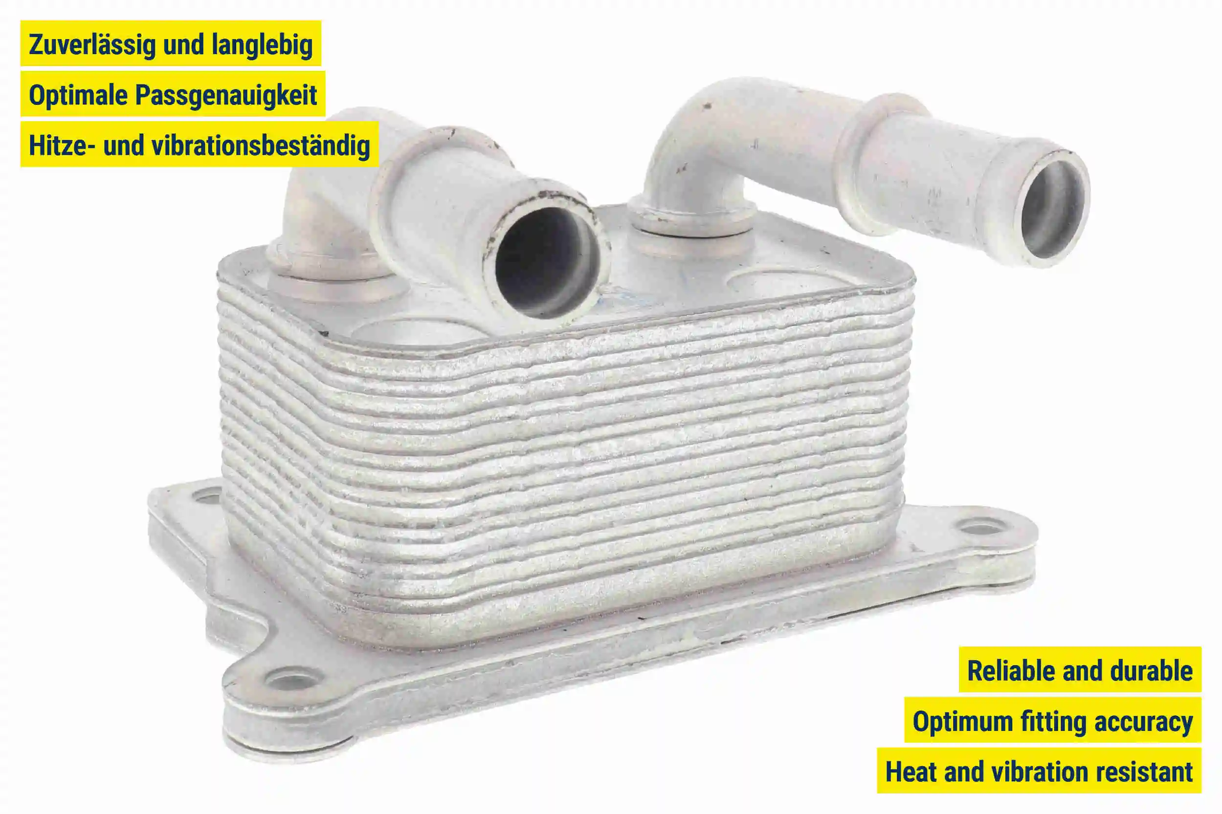 Oil Cooler, engine oil Original VEMO Quality V38-60-0004
