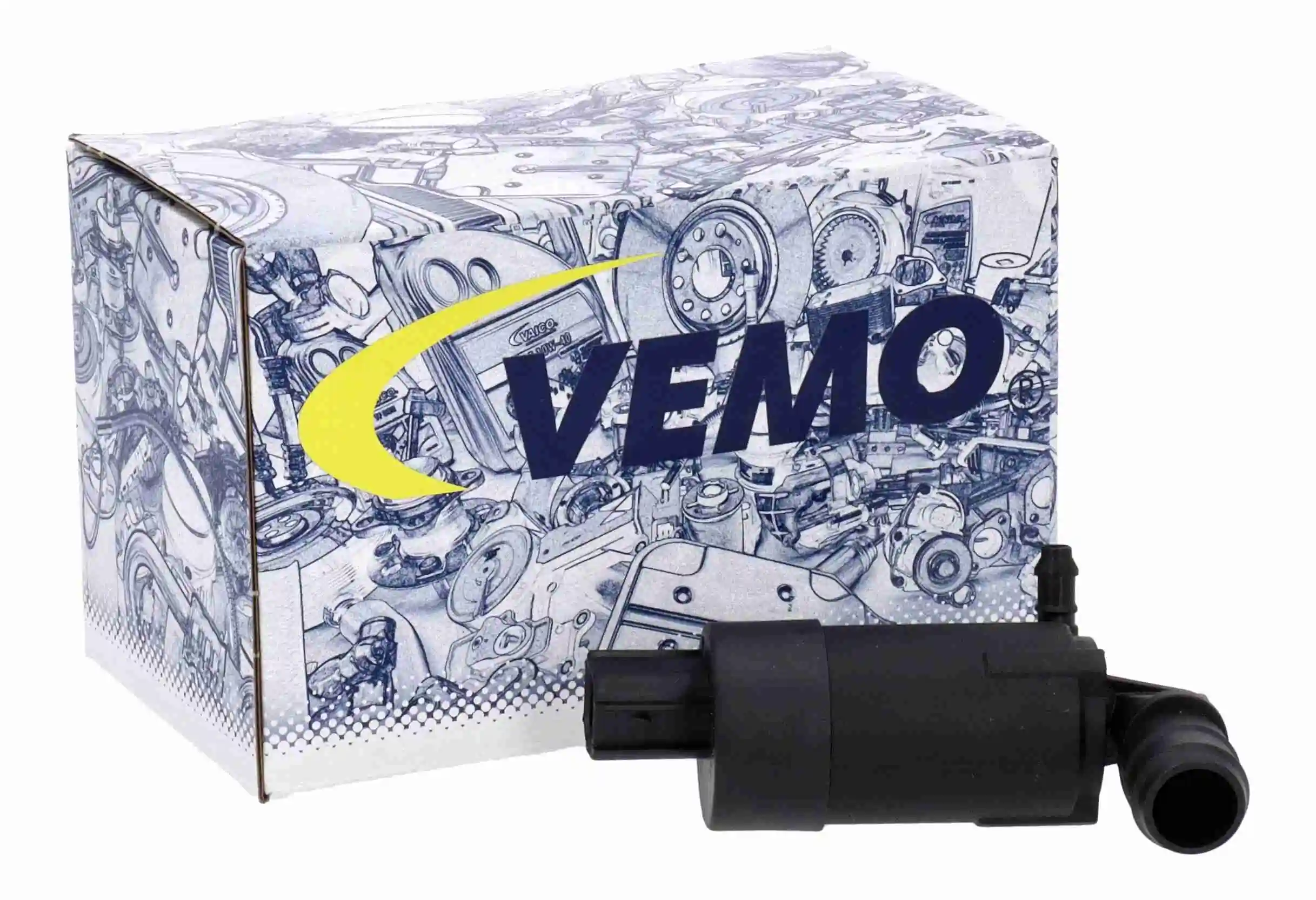 Washer Fluid Pump, window cleaning Green Mobility Parts V25-08-0018
