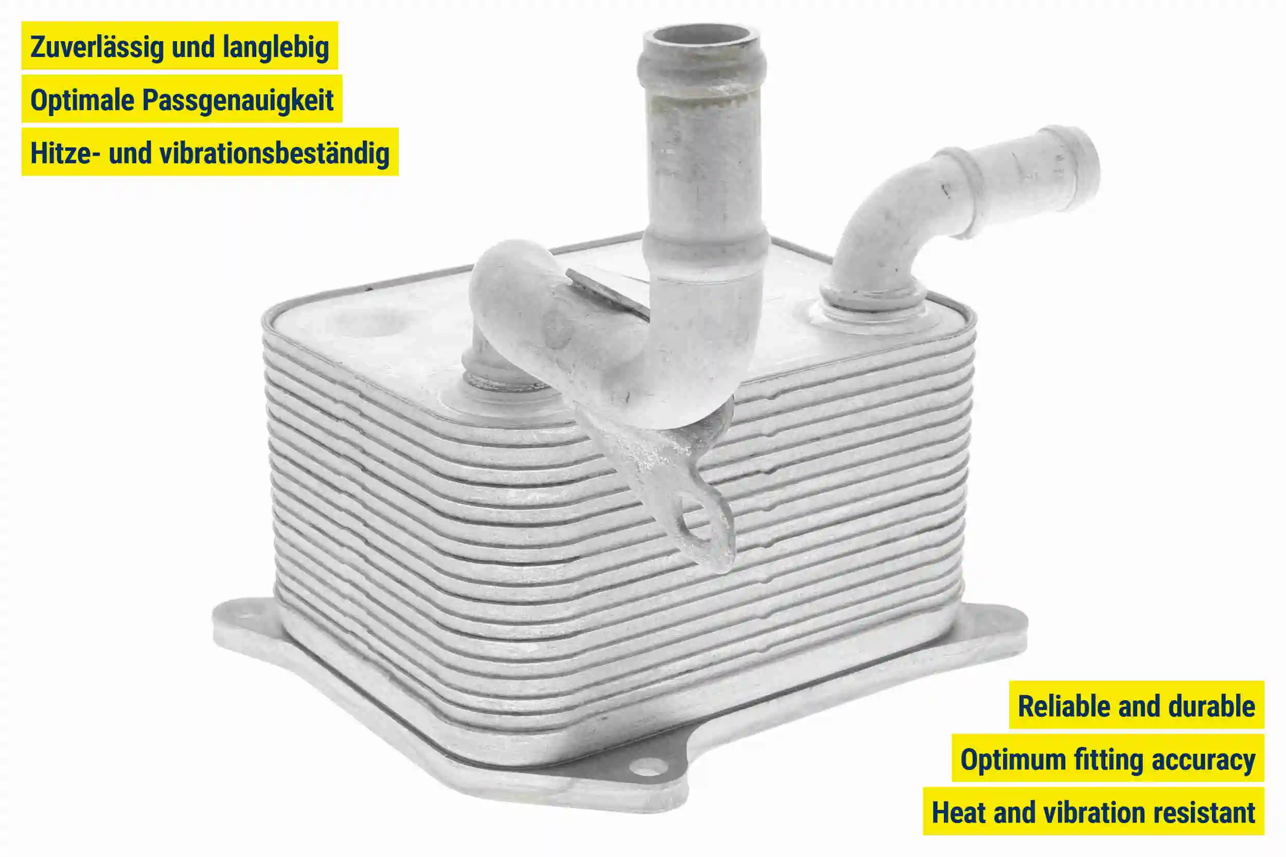Oil Cooler, engine oil Original VEMO Quality V15-60-0013