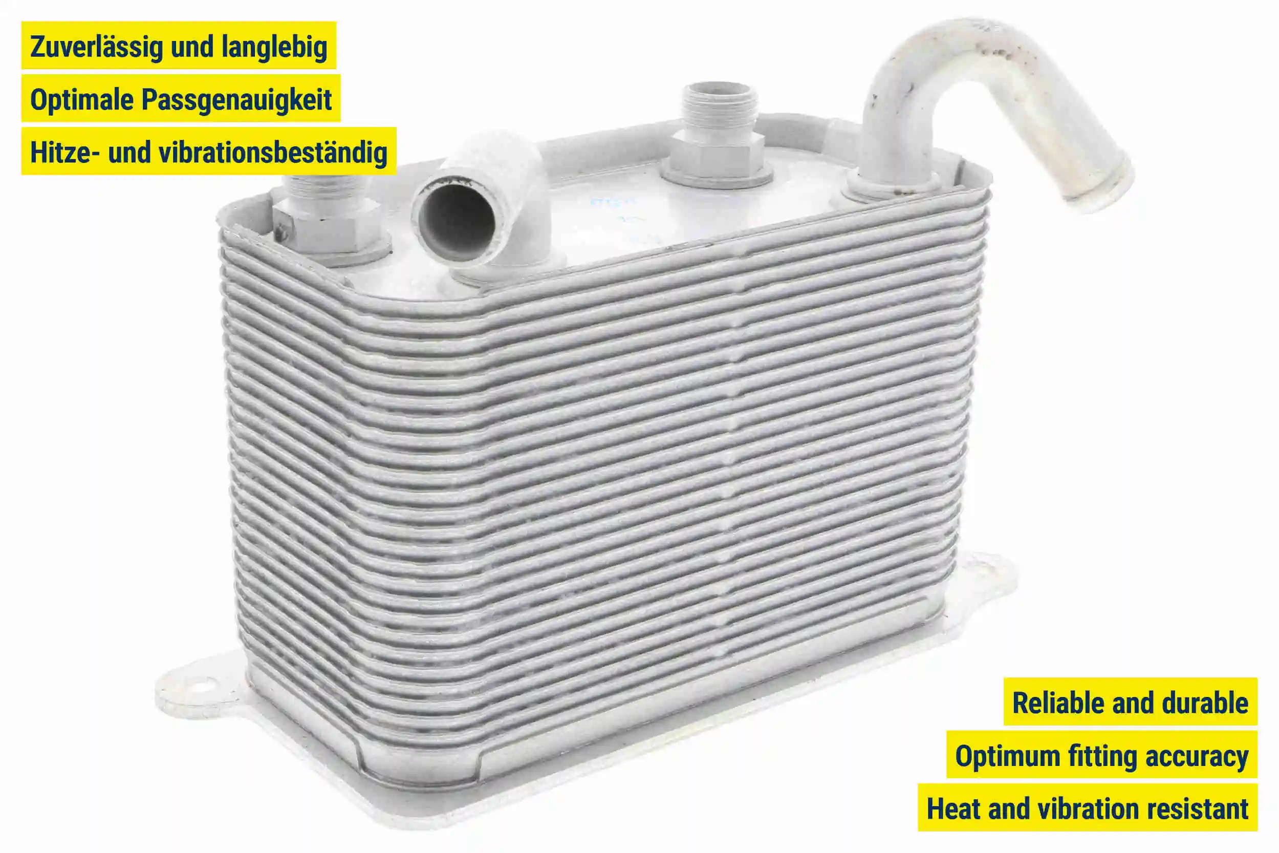 Oil Cooler, engine oil Original VEMO Quality V15-60-6067