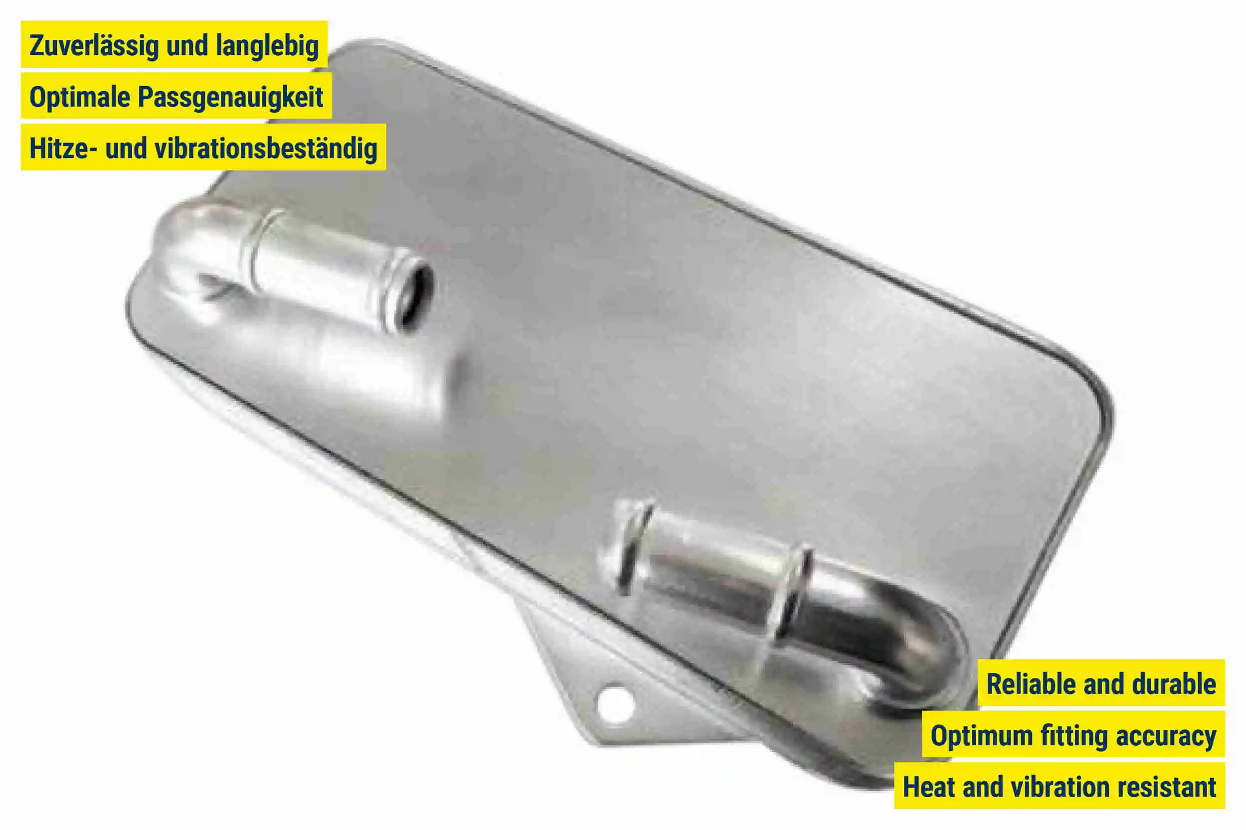 Oil Cooler, engine oil Original VEMO Quality V10-60-0073