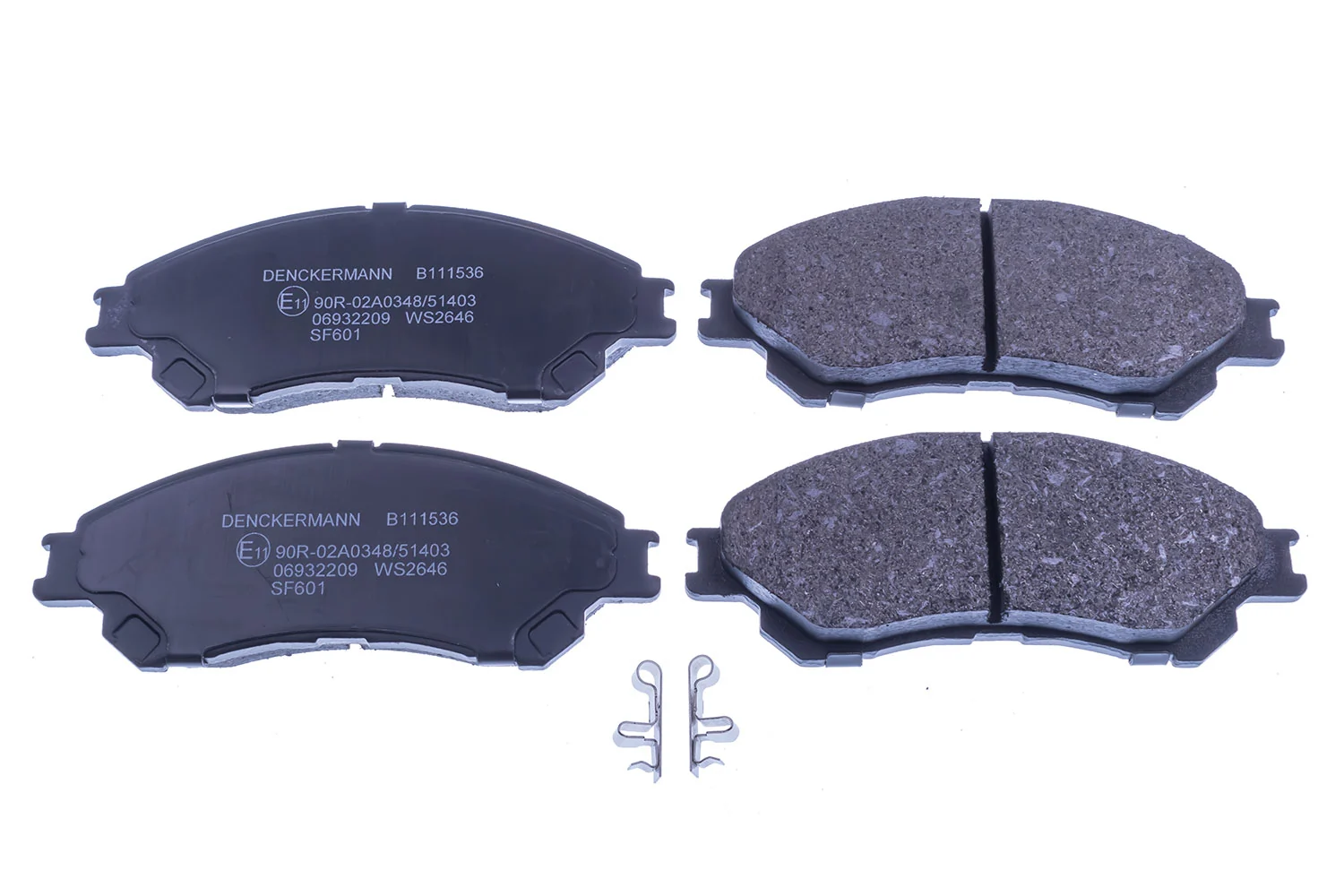 Brake Pad Set, disc brake B111536