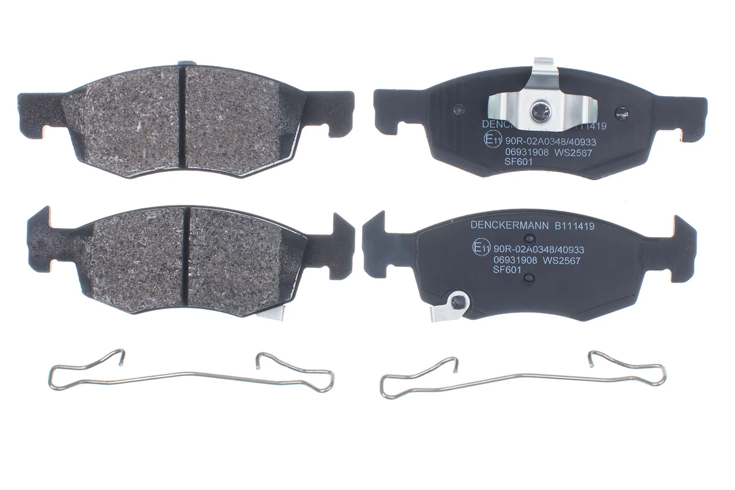 Brake Pad Set, disc brake B111419