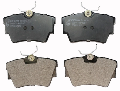 Brake Pad Set, disc brake B110870