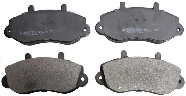 Brake Pad Set, disc brake B110654