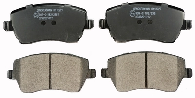 Brake Pad Set, disc brake B110927
