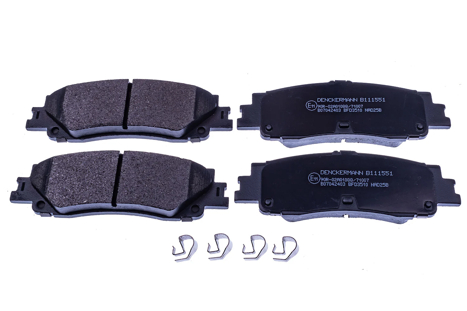 Brake Pad Set, disc brake B111551