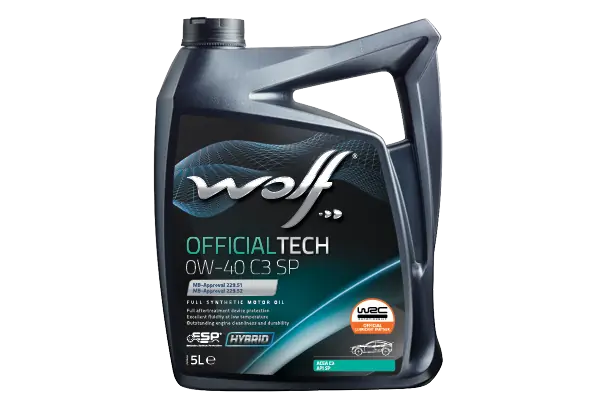 Engine Oil WOLF OFFICIALTECH 0W-40 C3 SP 1052036