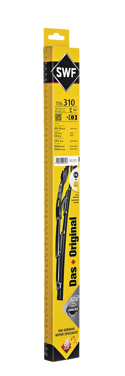 Wiper Blade DAS ORIGINAL SET 116310