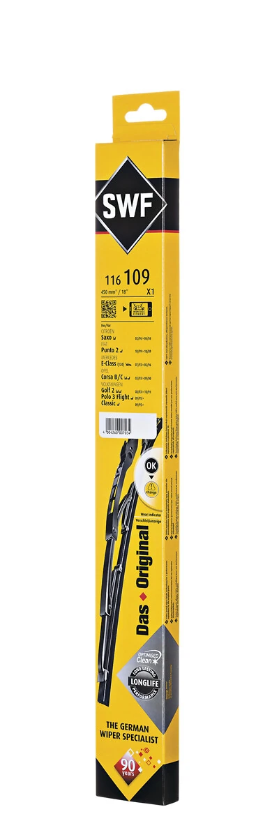 Wiper Blade DAS ORIGINAL SINGLE 116109