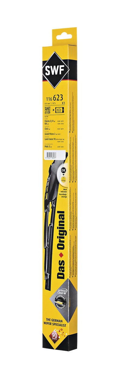Wiper Blade DAS ORIGINAL SINGLE 116623