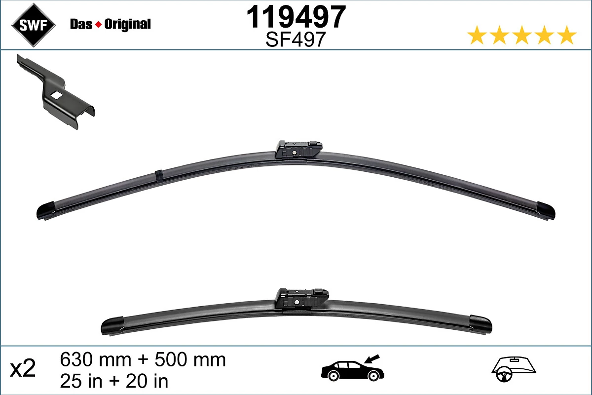 Wiper Blade DAS ORIGINAL SET 119497