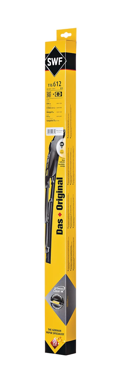Wiper Blade DAS ORIGINAL SINGLE 116612