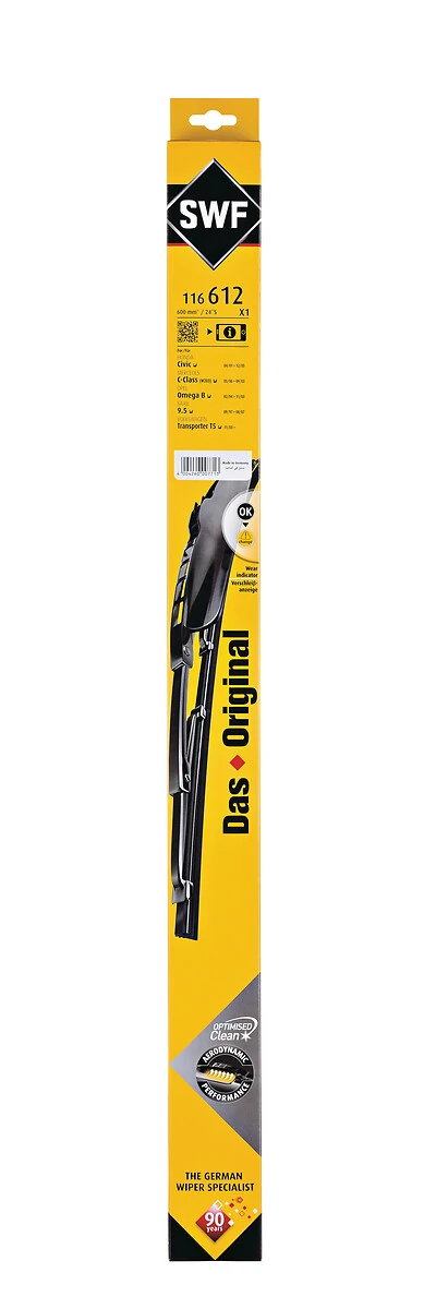 Wiper Blade DAS ORIGINAL SINGLE 116612