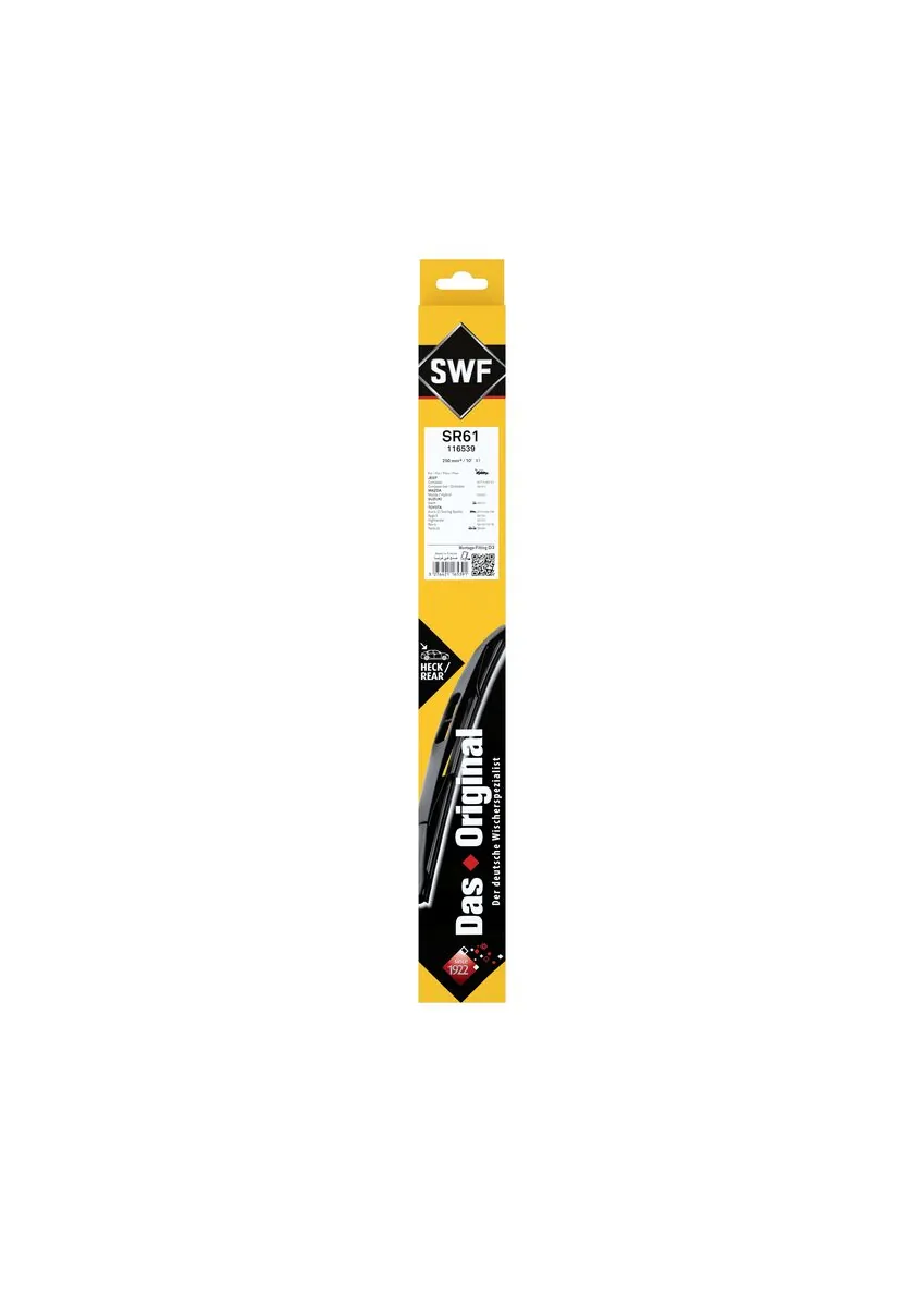 Wiper Blade DAS ORIGINAL REAR 116539