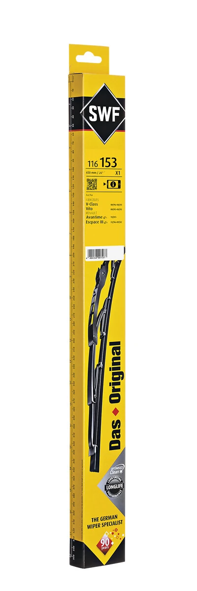 Wiper Blade DAS ORIGINAL SINGLE 116153