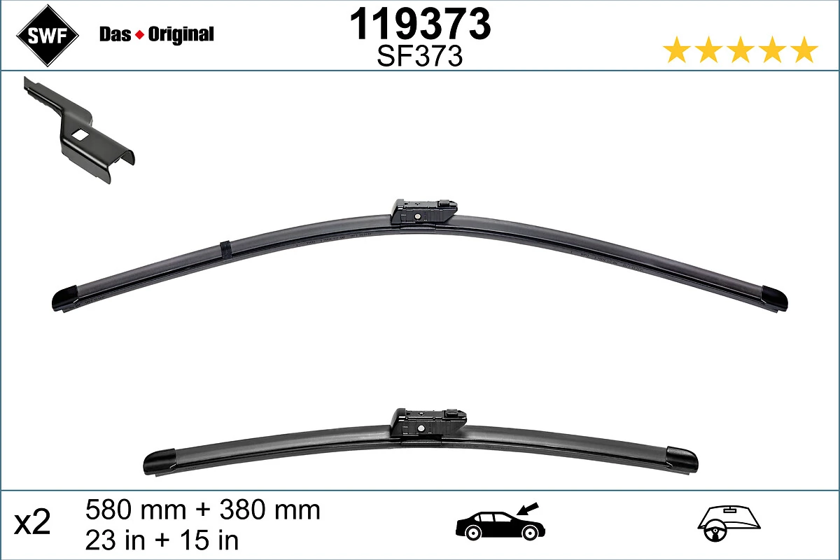 Wiper Blade DAS ORIGINAL SET 119373