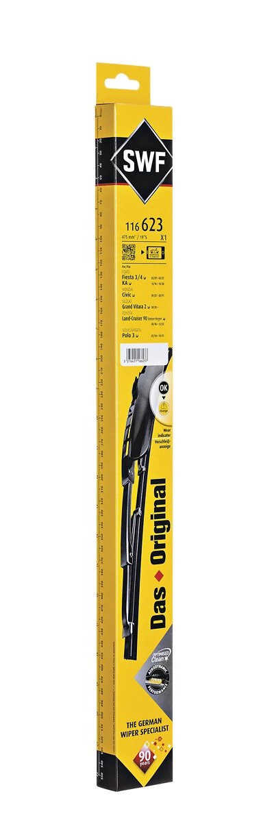 Wiper Blade DAS ORIGINAL SINGLE 116623