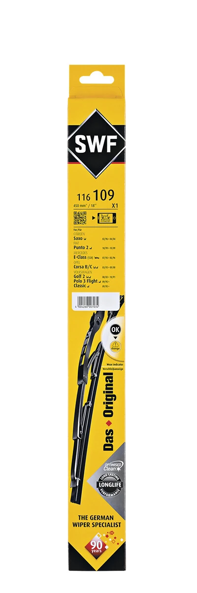 Wiper Blade DAS ORIGINAL SINGLE 116109