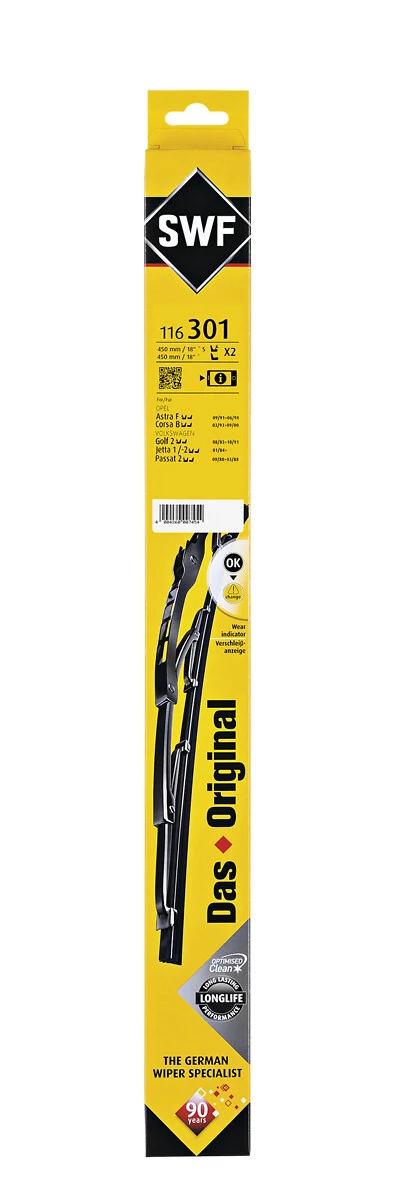 Wiper Blade DAS ORIGINAL SET 116301