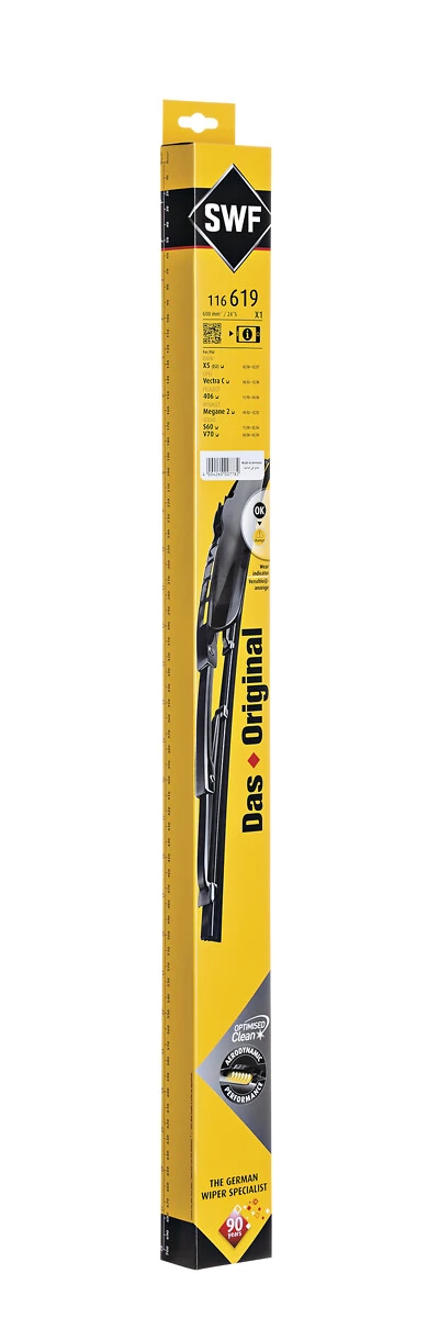 Wiper Blade DAS ORIGINAL SINGLE 116619