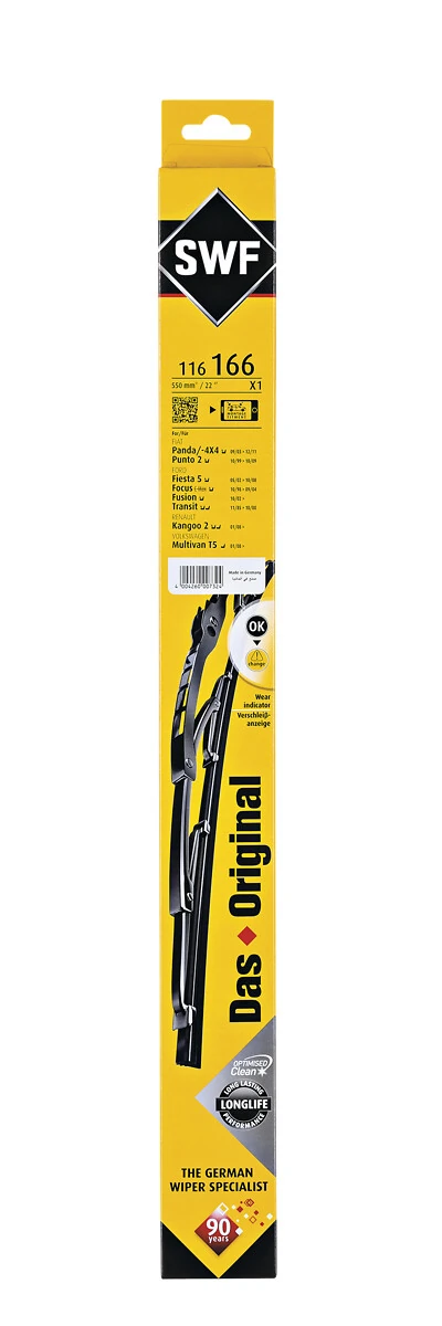 Wiper Blade DAS ORIGINAL SINGLE 116166