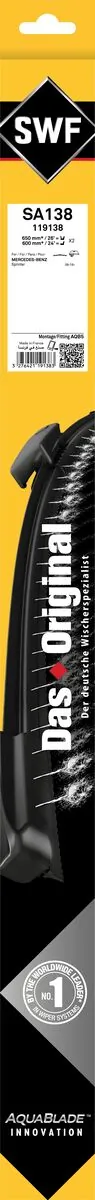 Wiper Blade DAS ORIGINAL AQUABLADE 119138
