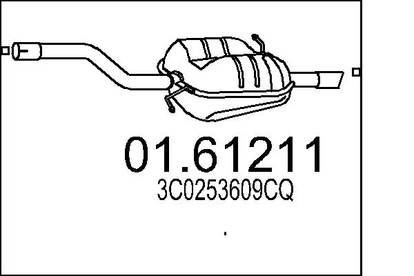 Rear Muffler 01.61211