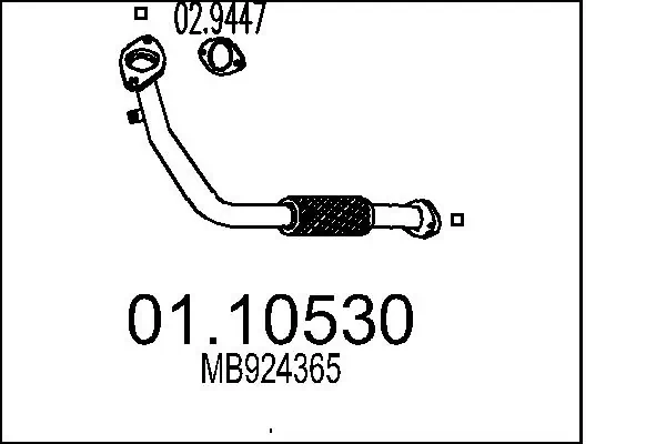 Exhaust Pipe 01.10530