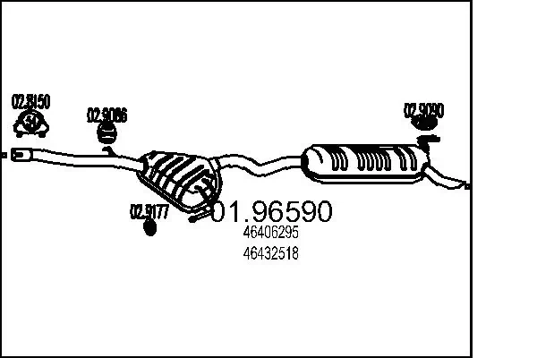 Rear Muffler 01.96590