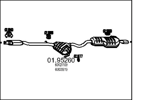 Rear Muffler 01.95260