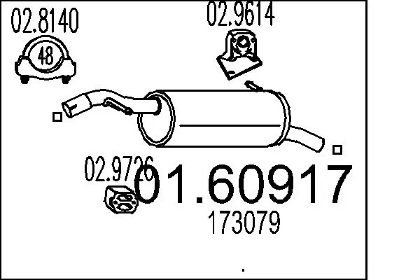 Rear Muffler 01.60917