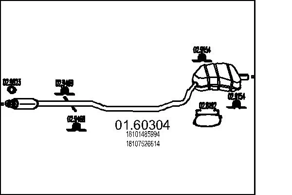 Rear Muffler 01.60304