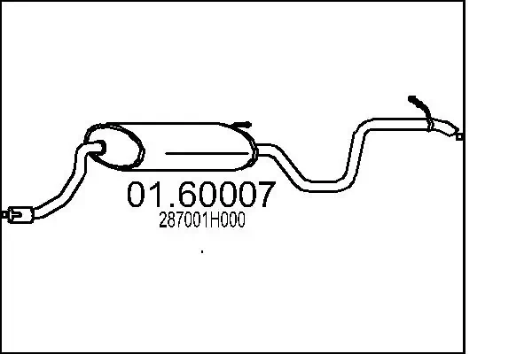 Rear Muffler 01.60007