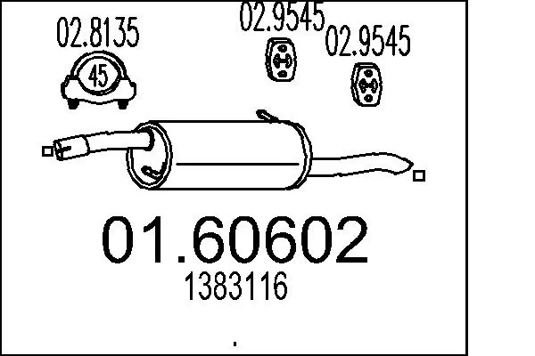 Rear Muffler 01.60602