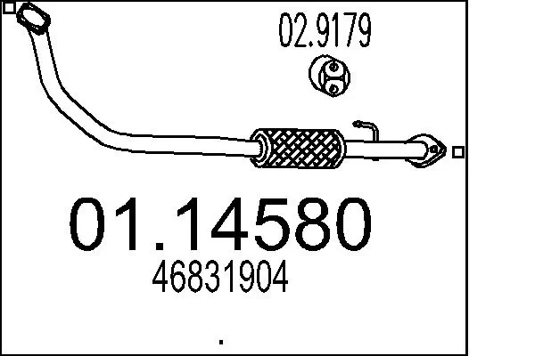 Exhaust Pipe 01.14580