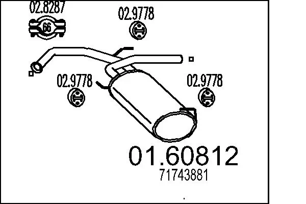 Rear Muffler 01.60812