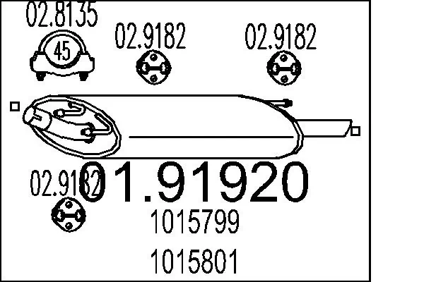 Rear Muffler 01.91920