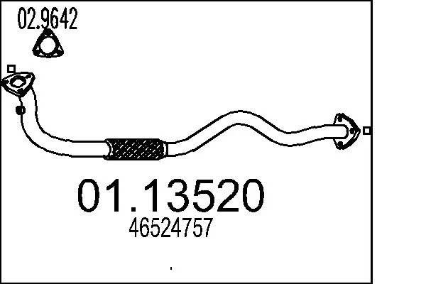 Exhaust Pipe 01.13520