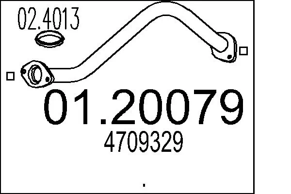 Exhaust Pipe 01.20079