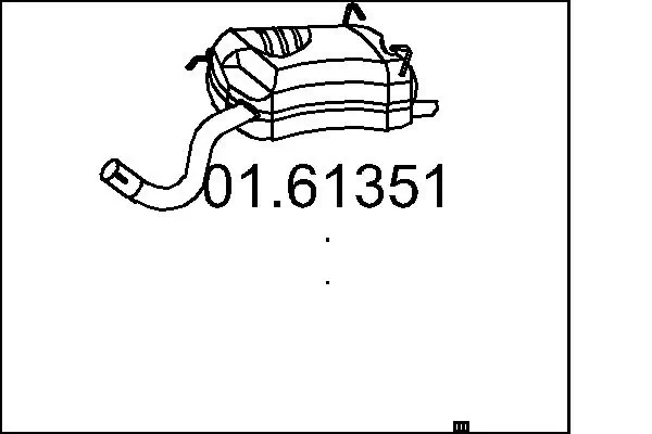 Rear Muffler 01.61351