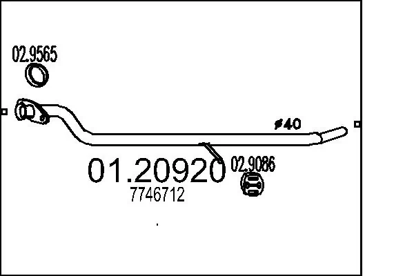 Exhaust Pipe 01.20920