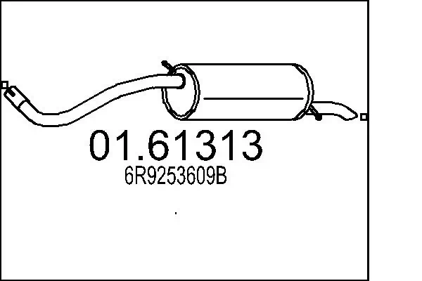 Rear Muffler 01.61313