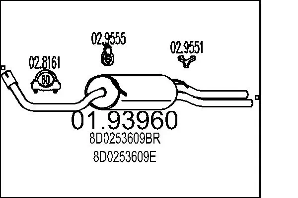 Rear Muffler 01.93960